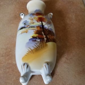 Handpainted porcelain vase